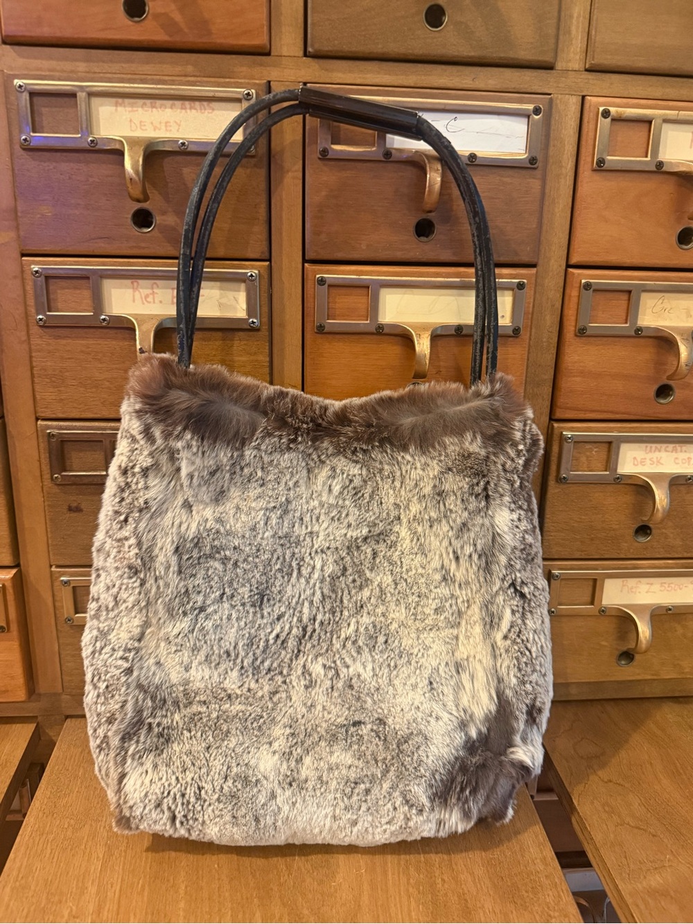 CHEROSITA Fur Purse Japanese Fashion Luxury Y2K RARE